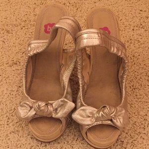 Brass Plum leather shoes